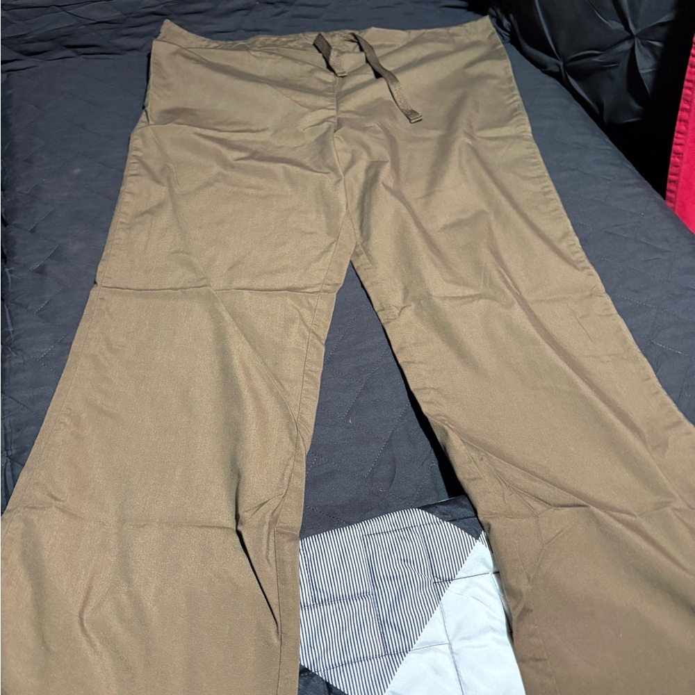 MG- medgear Women's Tan Scrub Pants Size M #14